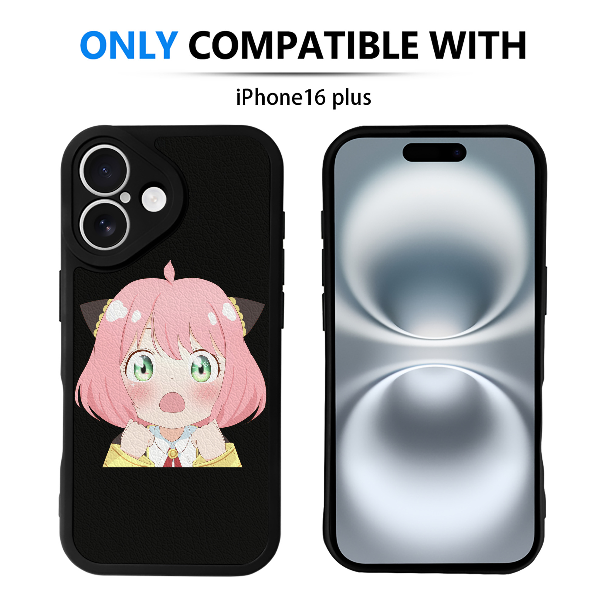 （画像用） SPY×FAMILY间谍家家酒 【iPhone 16シリーズ対応】シリコンスマホケース（レザー調） 材質：シリコン